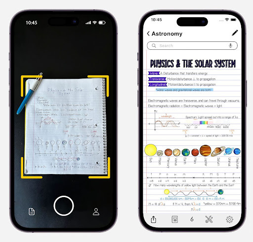 NeaterNotes Scan Comparison