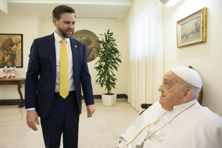 US Vice President JD Vance, who is attending Leo's inauguration, was the last world leader to meet Pope Francis