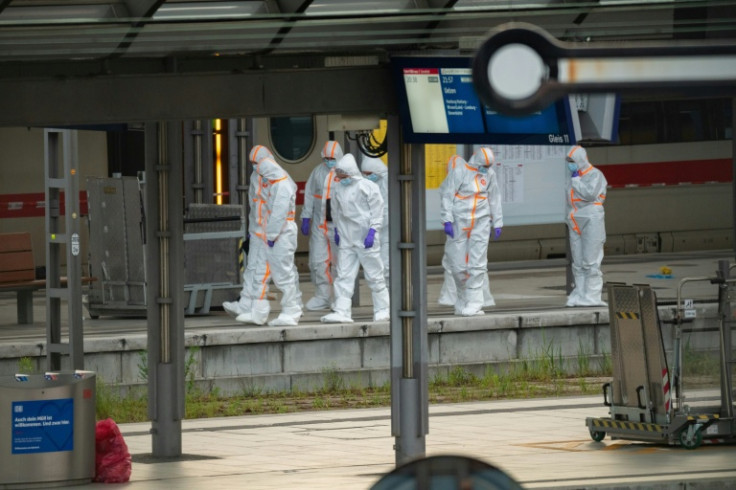 Hamburg police ruled out a political motive for the attack and said a 39-year-old German woman had been arrested