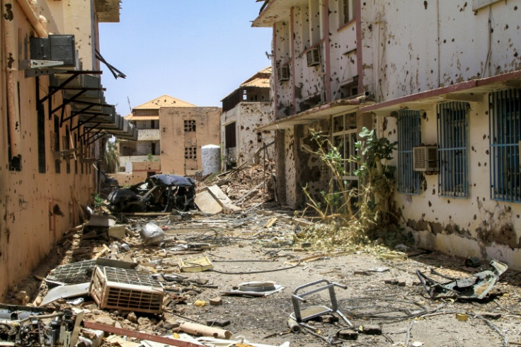 Much of Khartoum's health and sanitation infrastructure, including this hospital, has been devastated in the fighting