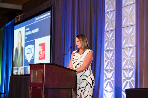 Danica Mason Speaking at the BuildIT Founder's Day Annual Gala