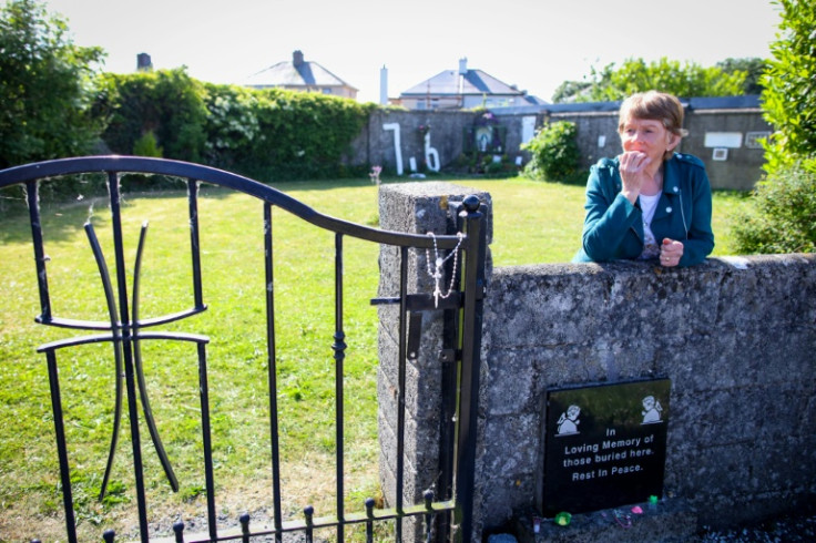 Historian Catherine Corless at the site of the former St Mary's Mother and Baby Home, in Tuam