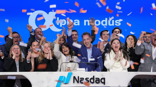 Alpha Modus at Nasdaq Bell Ringing Ceremony
