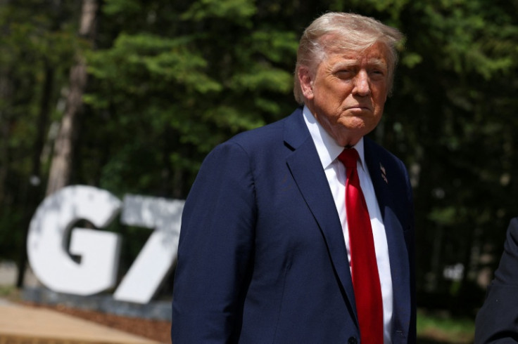 Donald Trump left the G7 summit early, saying he had to deal with the crisis in the Middle East