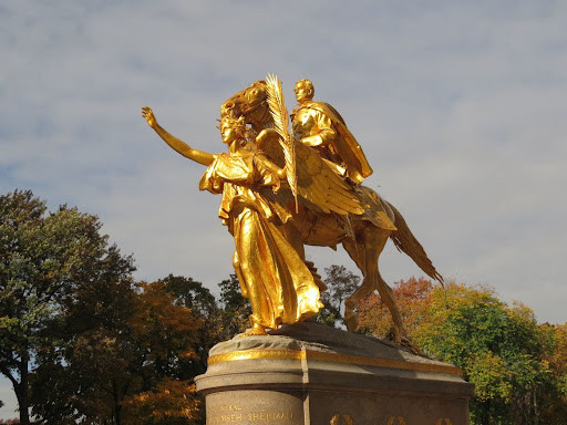 Sherman Monument by DC French by The Gilders' Studio