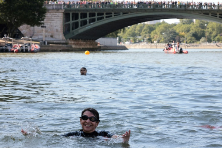Last year, Paris Mayor Anne Hidalgo dove into the Seine in front of journalists from around over the world before the Games began.