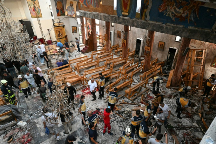 The Syrian government blamed the attack on the Islamic State group