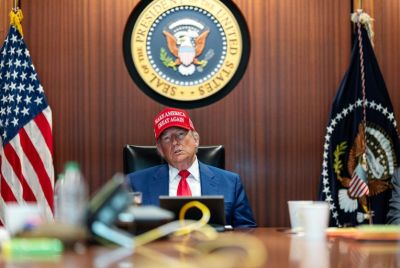 US President Donald Trump was in the Situation Room of the White House as the bombs fell on Iran