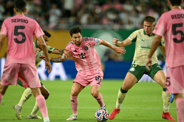 Inter Miami's Argentine forward Lionel Messi will face off in the last 16 against his former side Paris Saint-Germain