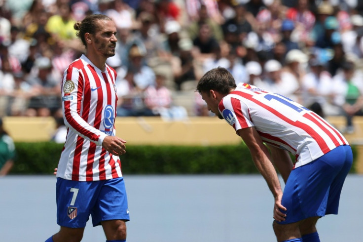 Atletico Madrid's French forward Antoine Griezmann scored but his team were knocked out of the Club World Cup