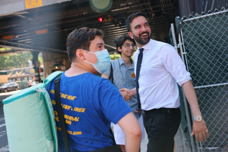 New York City mayoral candidate Zohran Mamdani, seen here on the day of the Democratic primary June 24, 2025, has little experience but has energized followers with a leftist campaign