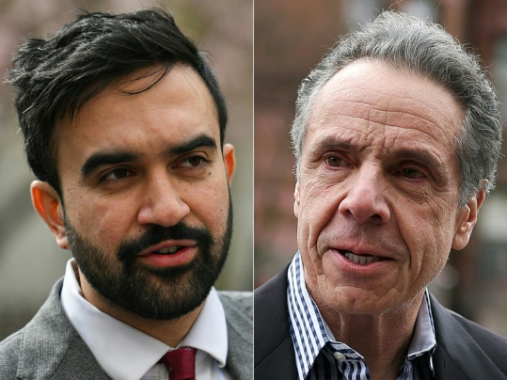 New York City's high-profile mayoral race features state assemblyman Zohran Mamdani (L) facing off against former New York governor Andrew Cuomo in the Democratic Party primary