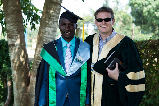 Eric Kubwimana with Chad Allen