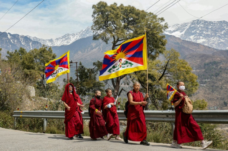 The Dalai Lama lives an austere monastic life in India's Himalayan hill town of McLeod Ganj