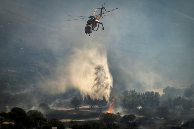Weather agencies say the risk of forest fires is increased
