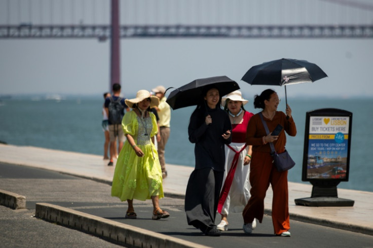 Temperatures have climbed to 44 degrees Celsius (111 degrees Fahrenheit) in some places