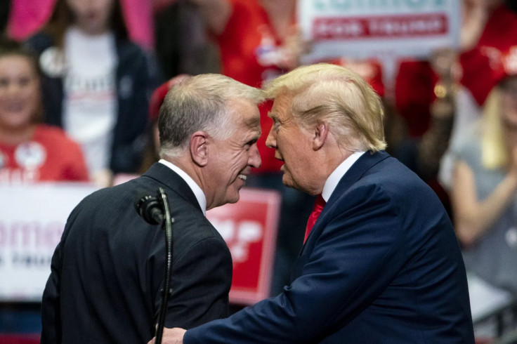 President Donald Trump and Senator Thom Tillis