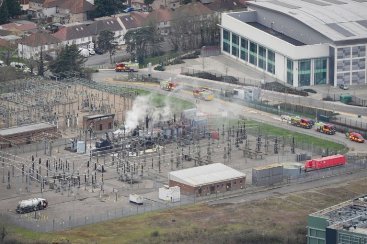 The fire broke out at the North Hyde substation in West London on March 20