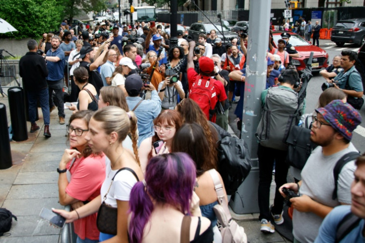 Crowds follow the verdict in Sean "Diddy" Combs' sex trafficking trial outside Manhattan's Federal Court