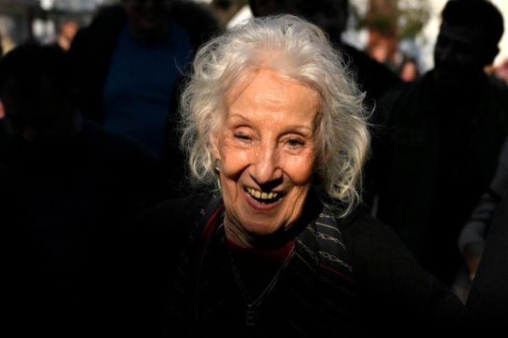 Estela de Carlotto is the leader of the 'Grandmothers of the Plaza de Mayo' activist group