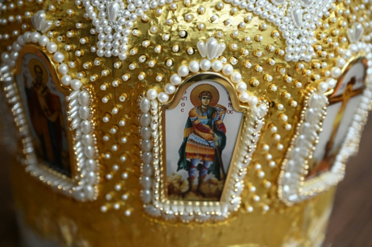 Mitres made at St George are reserved for high-ranking priests in the Christian Orthodox Church