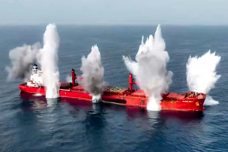 Six Rescued From Cargo Ship Attacked In Red Sea: EU Naval Force thumbnail