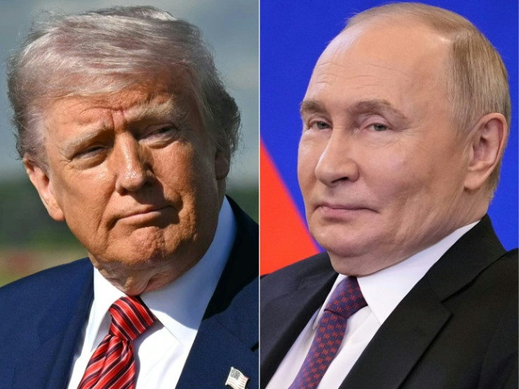 US Senators are working to pass legislation that gives President Donald Trump (L) new 'sledgehammer' sanctions to use against Russian President Vladimir Putin
