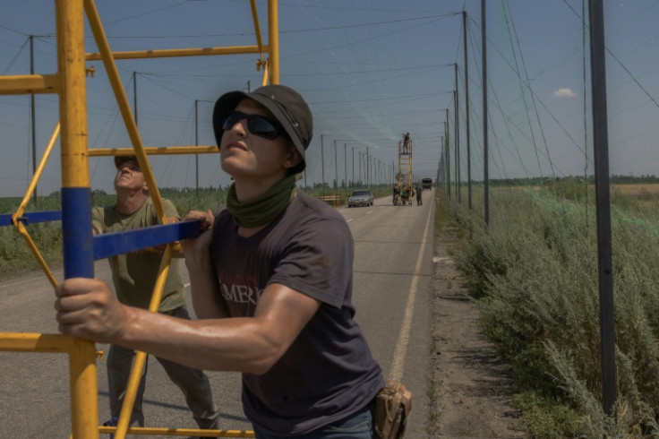 Both Moscow and Kyiv have turned to anti-drone netting