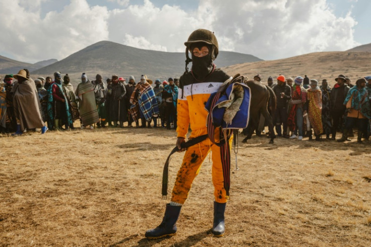 The horse track in Lesotho is one of the highest in Africa