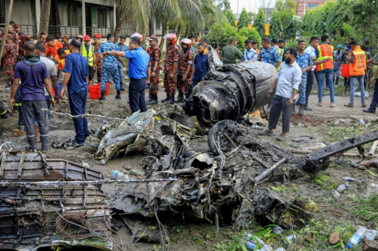 The interim government led by Muhammad Yunus announced a day of national mourning after the crash