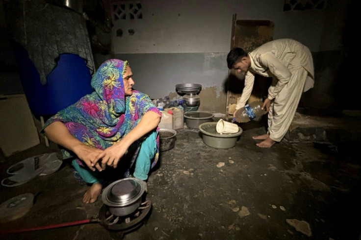 Maryam Suleman (L) and her son Ahmed Raza are both invisible in Pakistan, without identification papers