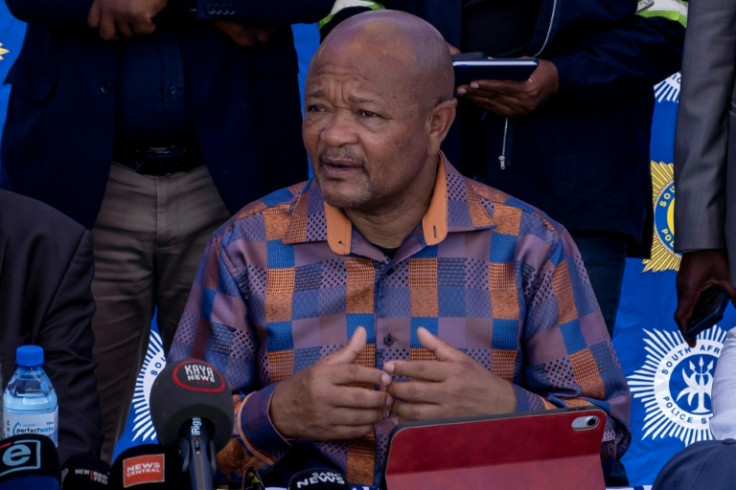 South Africa's Minister of Police Senzo Mchunu was suspended over corruption allegations