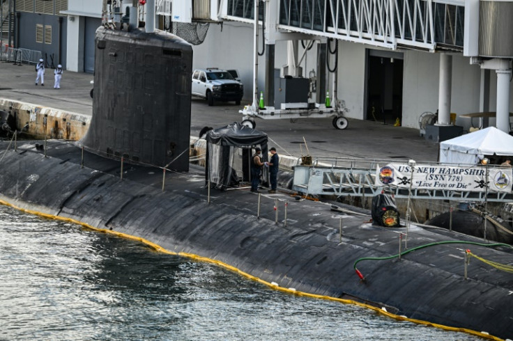A Virginia-class nuclear-powered attack submarine in Fort Lauderdale, Florida. Britain and Australia said Friday they will sign a 50-year commitment to their nuclear-powered submarine pact with the United States.