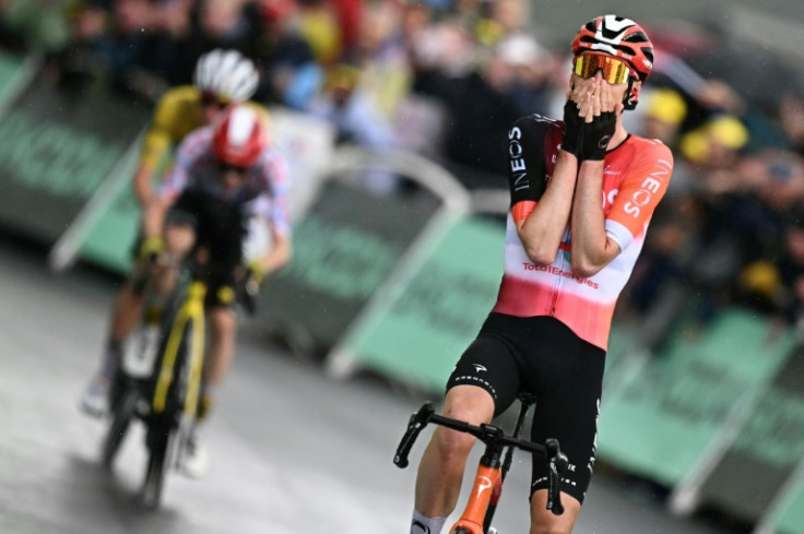 INEOS Grenadiers team's Dutch rider Thymen Arensman claimed his second stage win of this year's Tour de France