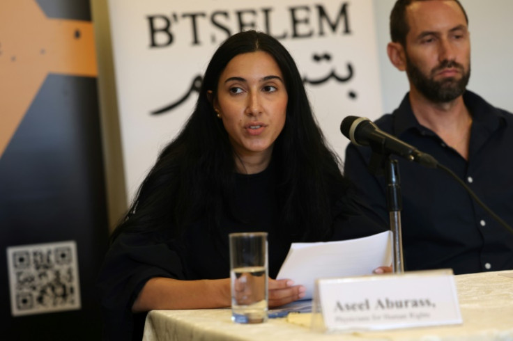 Aseel Aburass, a researcher with Physicians for Human Rights, one of two Israeli human rights NGOs that denounced their own country for persuing what they called a "genocide" in Gaza