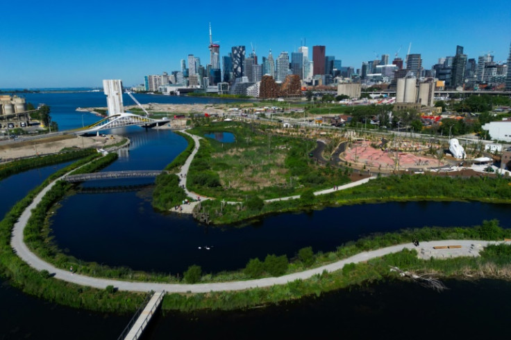 The complex Port Lands project installed wetlands and marshes to absorb excess water during extreme storms