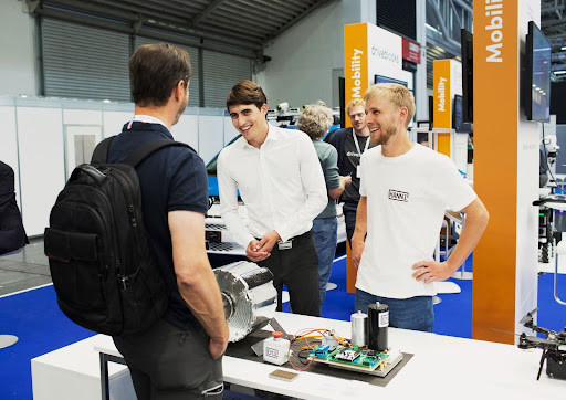 Maximilian Güttinger & Johannes Unhold at Automatica Trade Show 2023