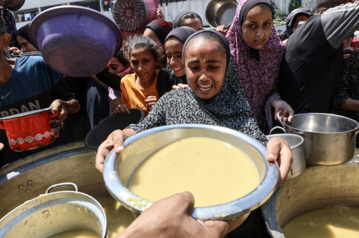 Displaced Palestinians in Gaza have been receiving limited aid
