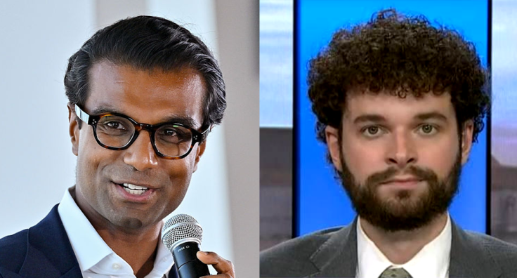 Left: Dev Pragad, CEO of Newsweek; Right: Alex Rouhandeh, Newsweek