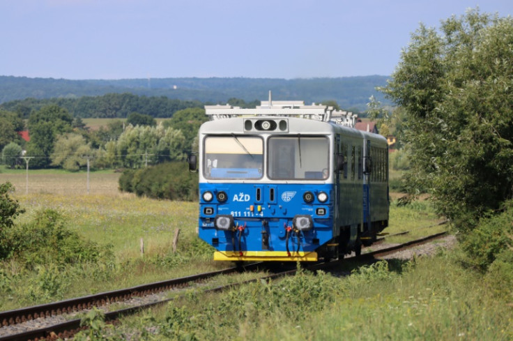 The driverless train connects two small towns on a 24-kilometre (15-mile) track