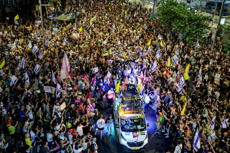 Protesters are angry that all Israeli hostages taken in the October 2023 attack by Hamas have not been returned home