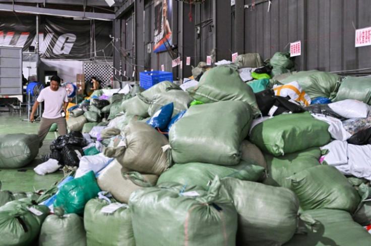 Many of the tonnes of parcels handled by Guangzhou-based logistics firm Weijiang International are destined for the doorsteps of US customers