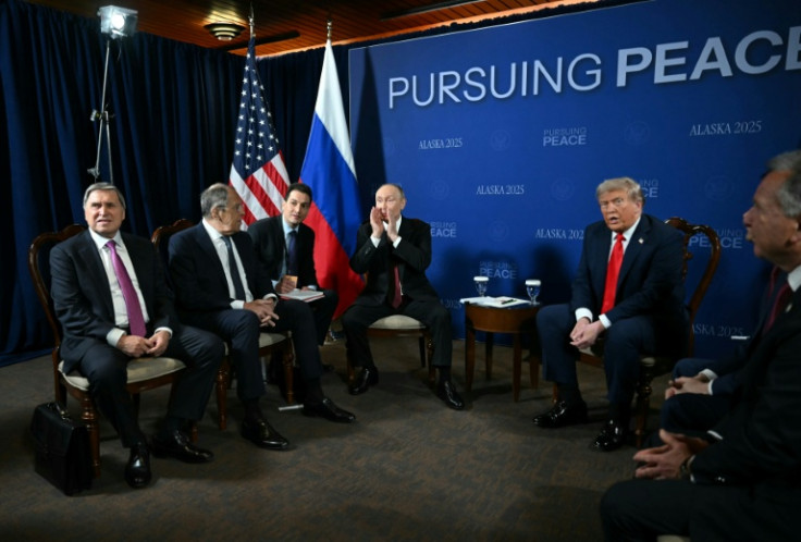 US President Donald Trump and Russian President Vladimir Putin as the US-Russia summit started