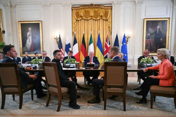 US President Donald Trump hosted Ukrainian counterpart Volodymyr Zelensky and European leaders at the White House
