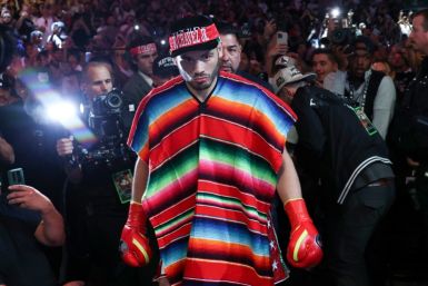 Mexican boxer Julio Cesar Chavez Jr, seen here arriving for his cruiserweight boxing match against YouTuber Jake Paul in Anaheim, California, has been detained in Mexico on charges of involvement with the Sinaloa drug cartel