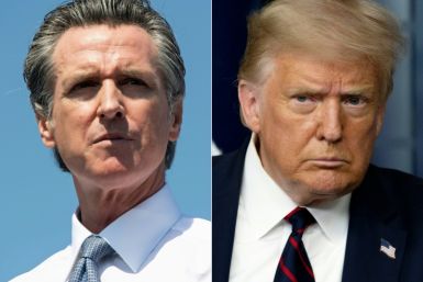 California Governor Gavin Newsom slammed President Donald Trump's social media posts as "childishness"