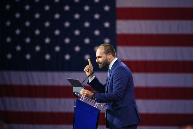 Eduardo Bolsonaro stepped down as a Brazilian congressman for his father in the United States