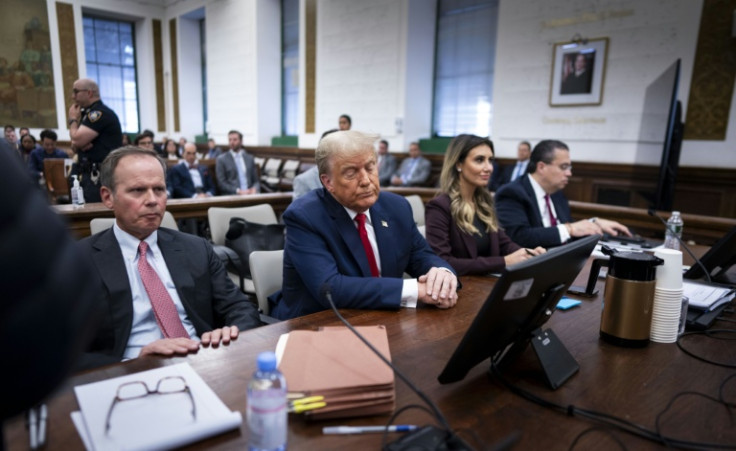 Then former president Donald Trump attended hearings of the civil fraud trial at New York State Supreme Court
