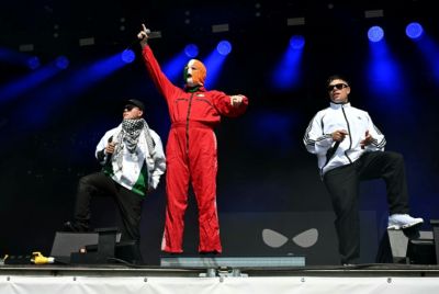 The trio's performance at Glastonbury generated immense controversy