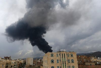 The Israeli army said it had hit a military compound where the presidential palace is located